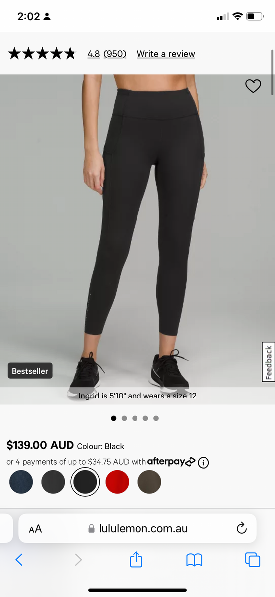 Lulu Lemon Fast Free HR tights Beckworth Racing Store