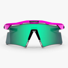 Aeroshade 2.0 Titanium Sunglasses - Pink Fluo / Multimirror Blue Green