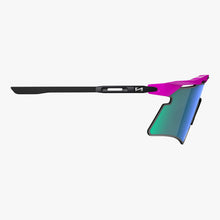 Aeroshade 2.0 Titanium Sunglasses - Pink Fluo / Multimirror Blue Green
