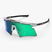 Aeroshade 2.0 Titanium Sunglasses - White Matt / Multimirror Blue Green