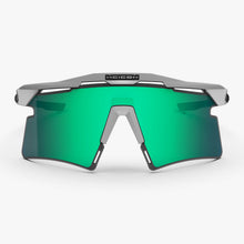 Aeroshade 2.0 Titanium Sunglasses - White Matt / Multimirror Blue Green
