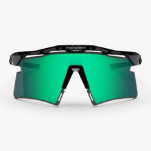Aeroshade 2.0 Titanium Sunglasses - Crystal Black / Multimirror Blue Green