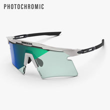 Aeroshade 2.0 Titanium Photochromic - White Matt / Photochromic Blue Green