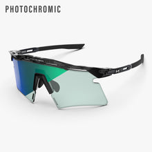 Aeroshade 2.0 Titanium Photochromic Sunglasses - Crystal Black / Photochromic Blue Green