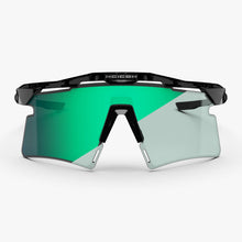 Aeroshade 2.0 Titanium Photochromic Sunglasses - Crystal Black / Photochromic Blue Green