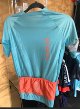 Wyn cycling jersey light blue/green with orange